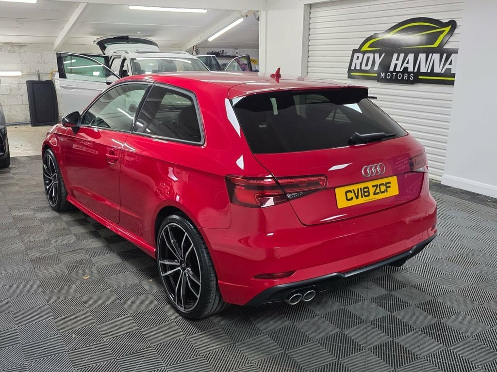 Audi A3 2.0 Tdi Black Edition Hatchback Red #6