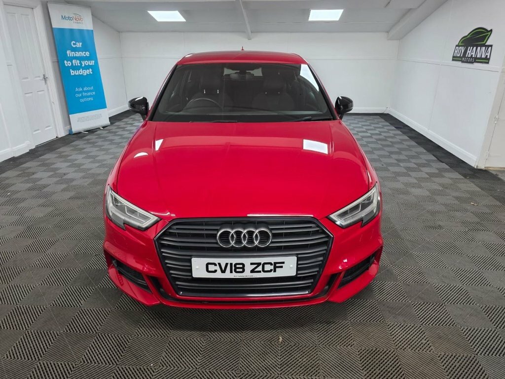 Audi A3 2.0 Tdi Black Edition Hatchback Red #3