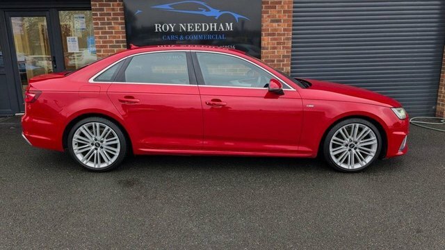 Audi A4 2.0 Tfsi 35 S Line Saloon Euro 6 Red