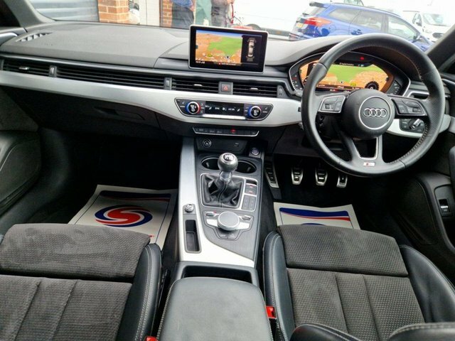 Audi A4 2.0 Tfsi 35 S Line Saloon Euro 6 MC68YCW Red #3