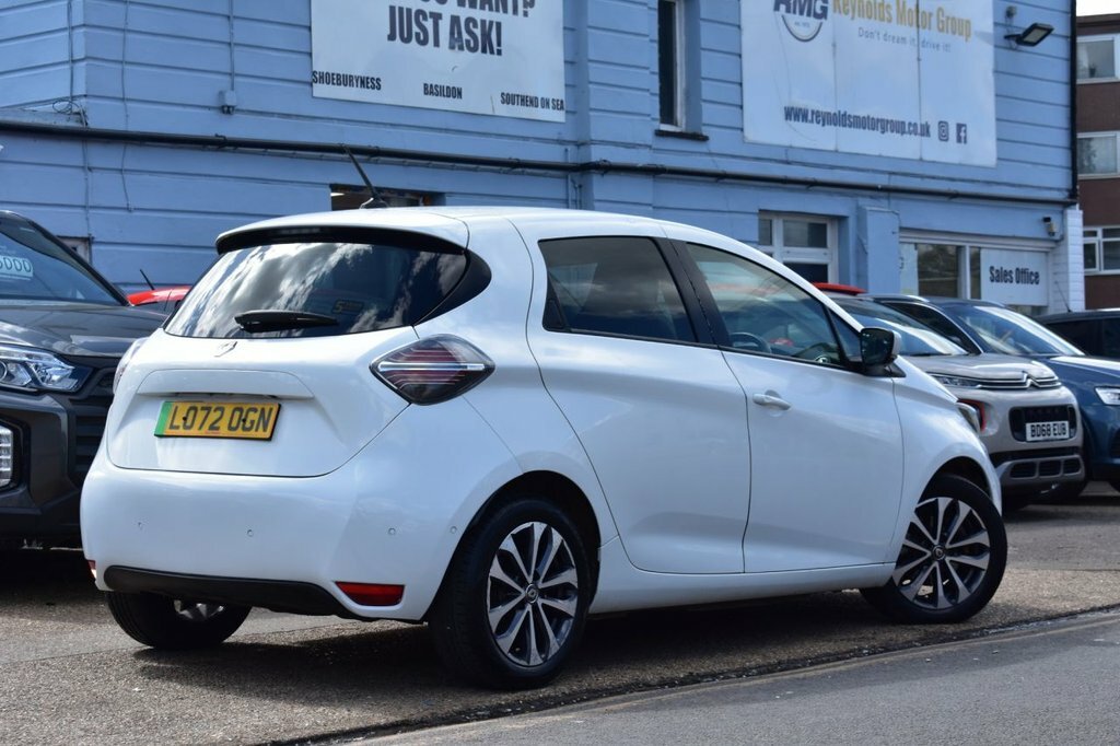 Renault Zoe Hatchback LO72OGN White #4