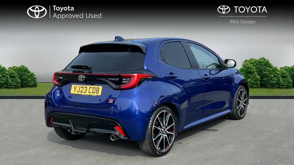 Toyota Yaris 1.5 Vvt-h Gr Sport E-cvt Euro 6 Ss YJ23CDB Blue #2