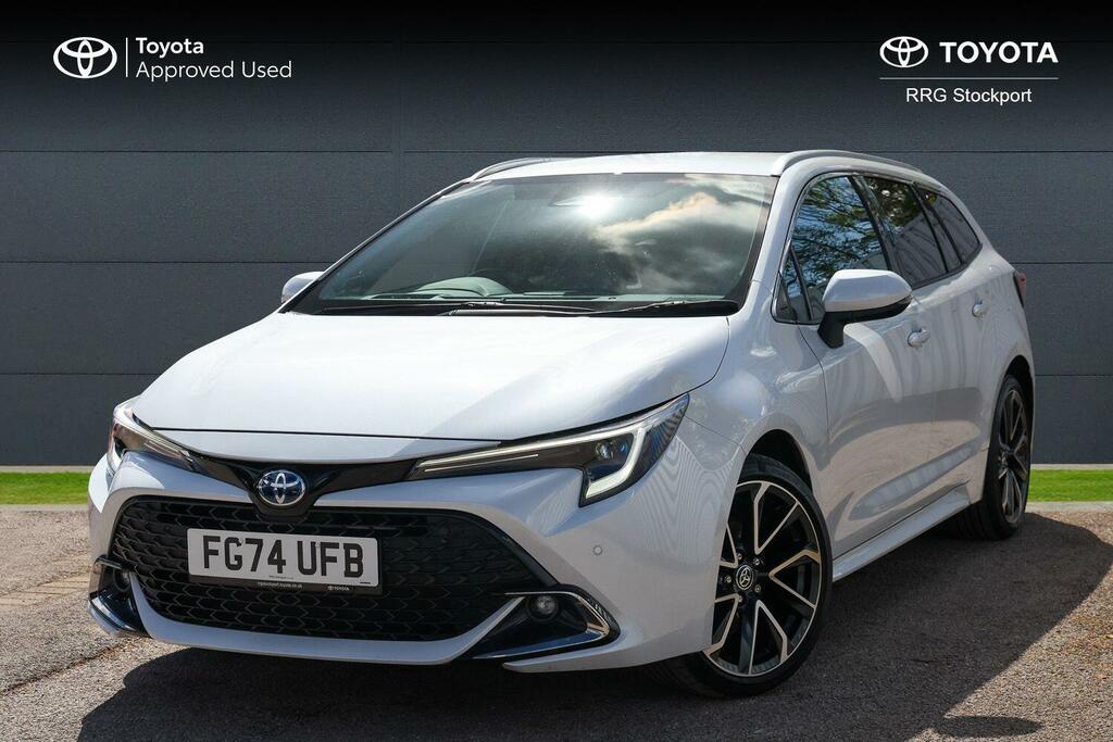 Toyota Corolla 1.8 Vvt-h Excel Touring Sports Cvt Euro 6 Ss FG74UFB White #3