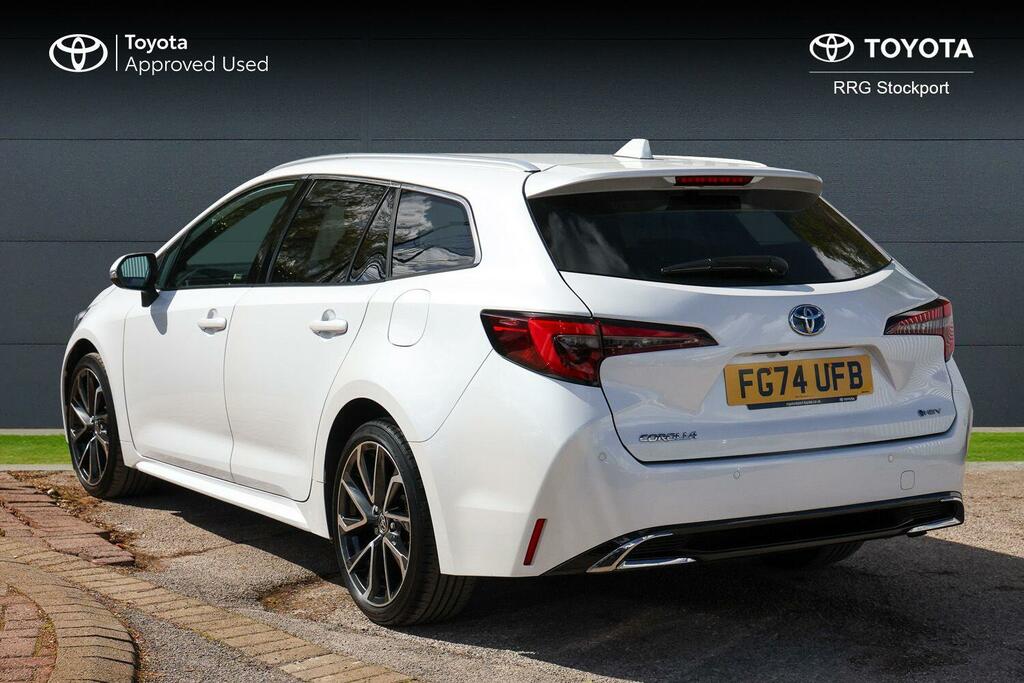 Toyota Corolla 1.8 Vvt-h Excel Touring Sports Cvt Euro 6 Ss FG74UFB White #4