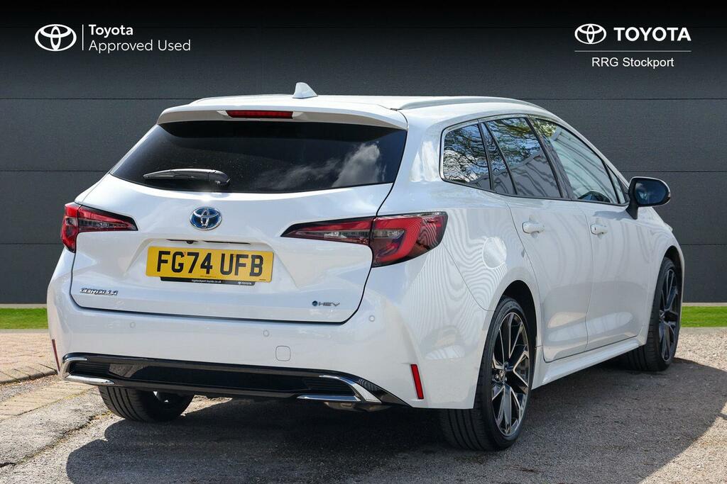 Toyota Corolla 1.8 Vvt-h Excel Touring Sports Cvt Euro 6 Ss FG74UFB White #2