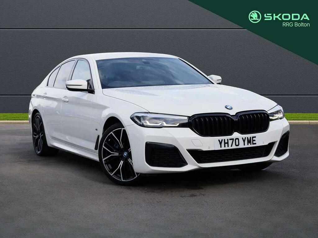 BMW 5 Series 530E M Sport White