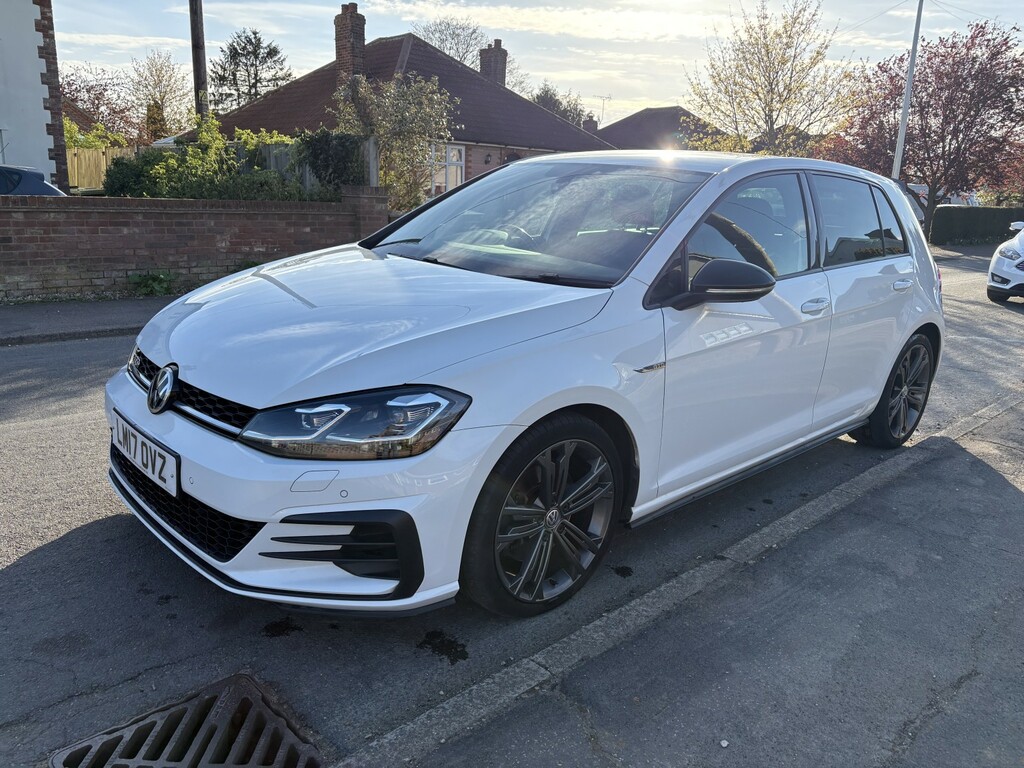 Volkswagen Golf Hatchback 2.0 Tdi Bluemotion Tech Gtd 2017 LM17OVZ White #3