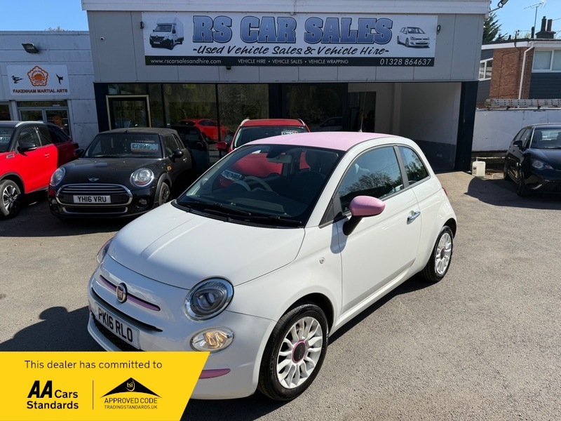 Fiat 500 Pop Star White