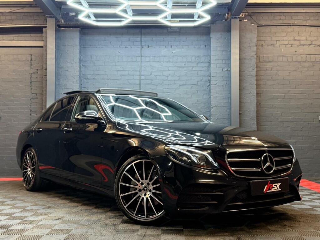 Mercedes-Benz E Class Saloon 2.0 E220d Amg Line Night Edition Premium P Black