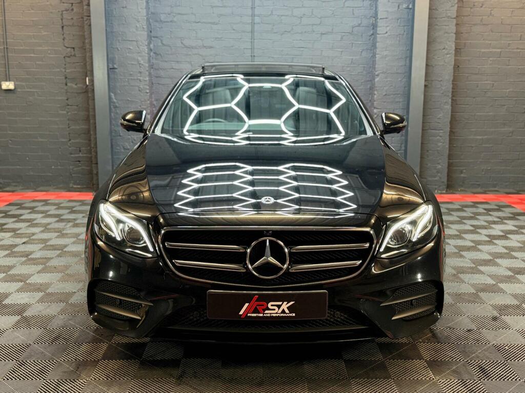 Mercedes-Benz E Class Saloon 2.0 E220d Amg Line Night Edition Premium P VX70RZS Black #5