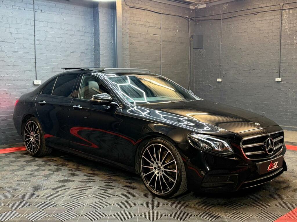 Mercedes-Benz E Class Saloon 2.0 E220d Amg Line Night Edition Premium P VX70RZS Black #3