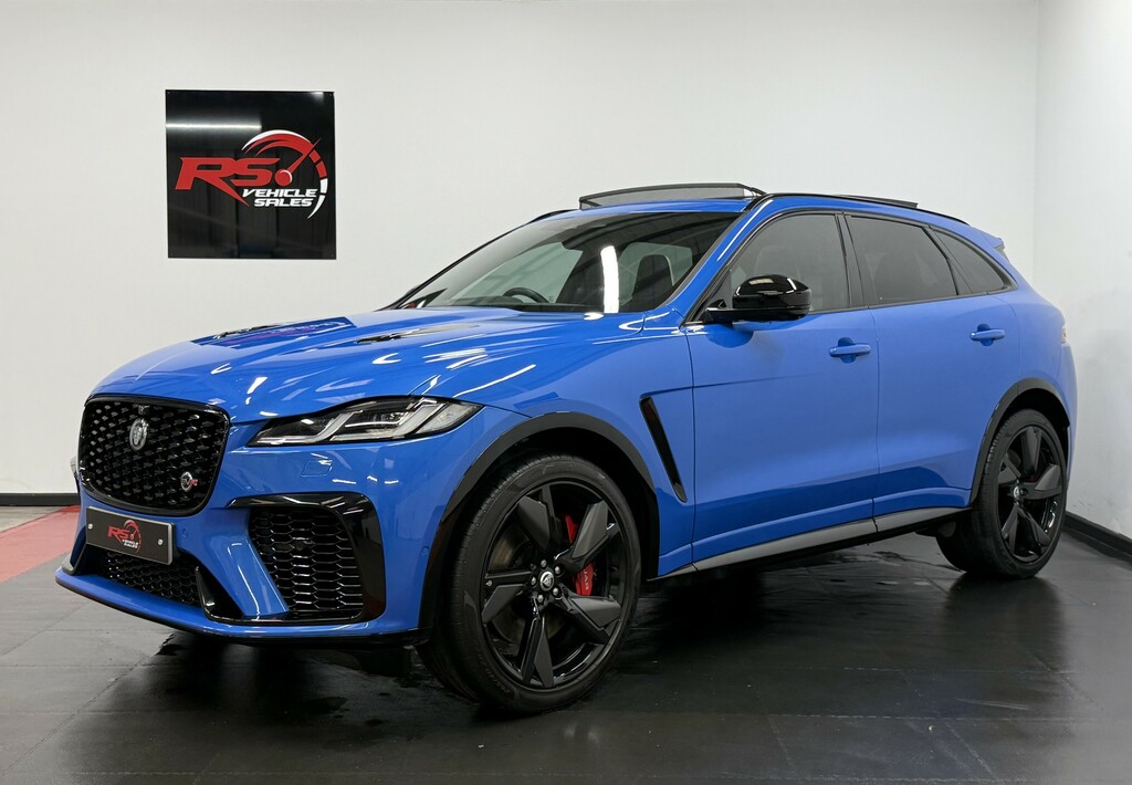 Jaguar F-Pace Suv 5.0 P550 V8 Svr Quickshift Awd Euro 6 Ss SP22RUR Blue #5