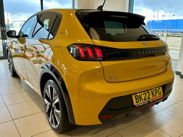 Peugeot 208 1.2 Puretech Gt Hatchback Euro 6 BK22KPG Yellow #6