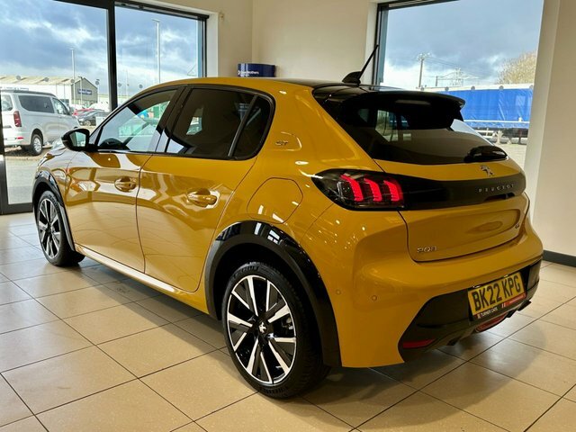 Peugeot 208 1.2 Puretech Gt Hatchback Euro 6 BK22KPG Yellow #5