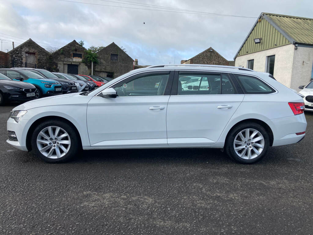 Skoda Superb 2.0 Tdi Cr 122 Se Dsg BV71RVP White #5