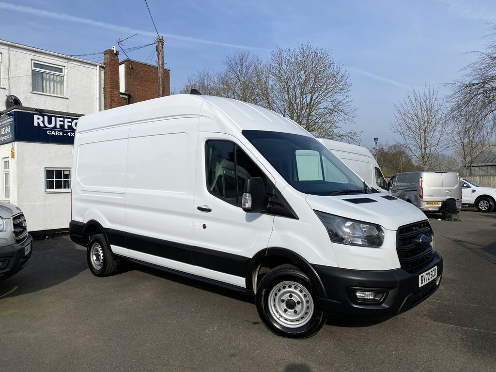Ford Transit Custom Panel Van 2.0 Transit Leader Van 350 L3 2.0L Ecobl DV72SGO White #2