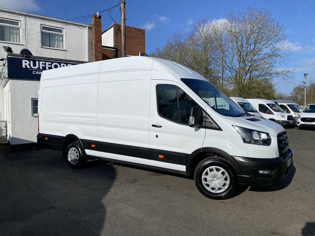 Ford Transit Custom Panel Van 2.0 Transit Trend Van 350 L4 2.0L Ecoblu BP23ERZ White #2
