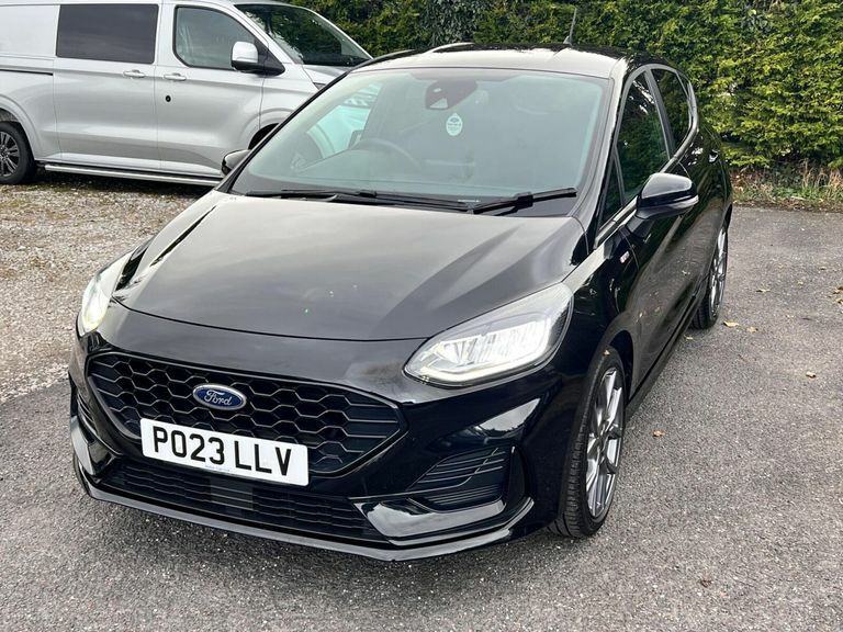 Ford Fiesta 1.0T Ecoboost St-line Euro 6 Ss PO23LLV Black #3