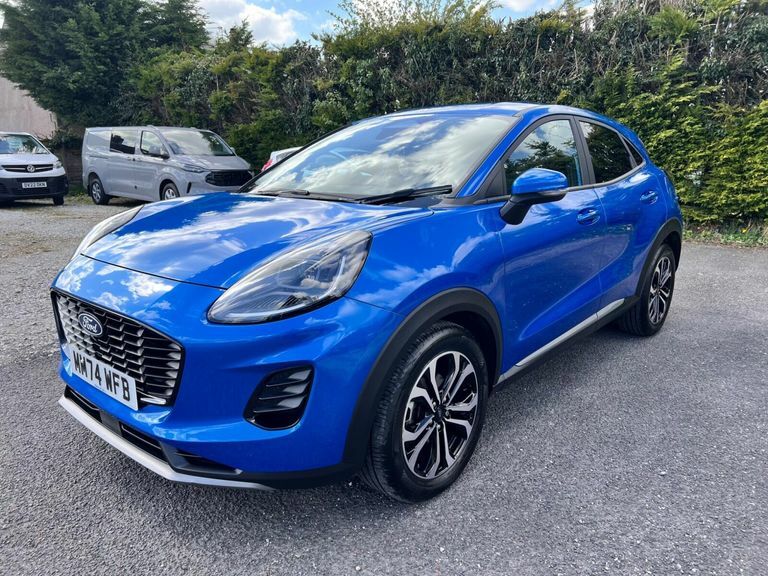 Ford Puma 1.0T Ecoboost Mhev Titanium Euro 6 Ss MM74WFB Blue #3