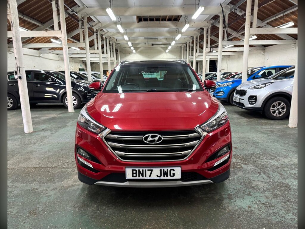 Hyundai Tucson 2.0 Crdi Blue Drive Premium Se Euro 6 Ss BN17JWG Red #2