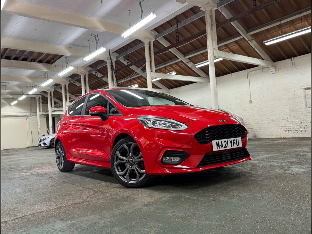 Ford Fiesta 1.0T Ecoboost St-line Edition Euro 6 Ss Red