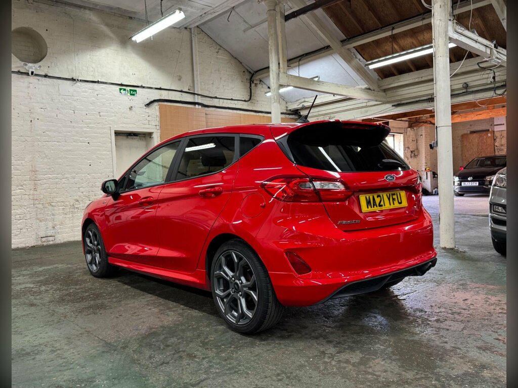 Ford Fiesta 1.0T Ecoboost St-line Edition Euro 6 Ss MA21YFU Red #4