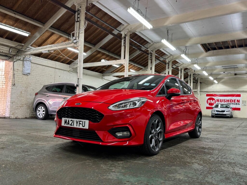 Ford Fiesta 1.0T Ecoboost St-line Edition Euro 6 Ss MA21YFU Red #2