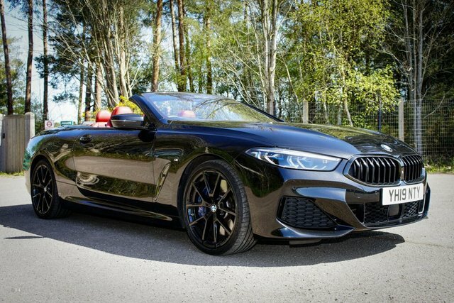 BMW 8 Series 2019 3.0 840D Convertible Steptronic Xd Black #2