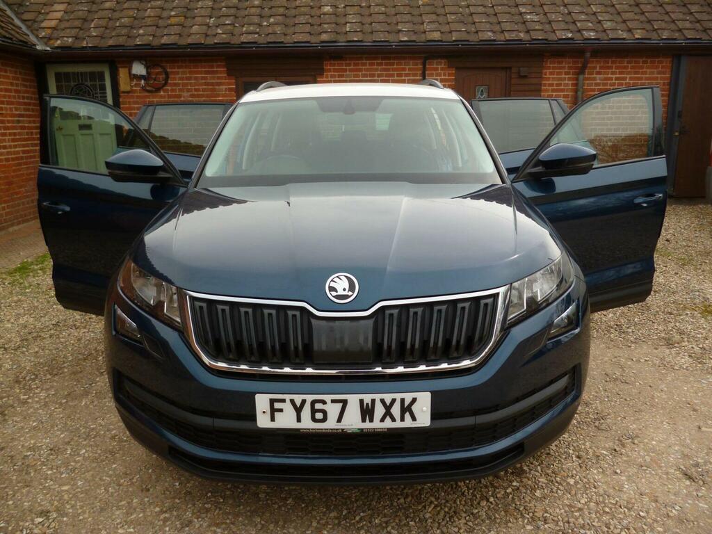 Skoda Kodiaq Suv 2.0 Tdi Se Dsg 4Wd Euro 6 Ss 5 Seat FY67WXK Blue #5