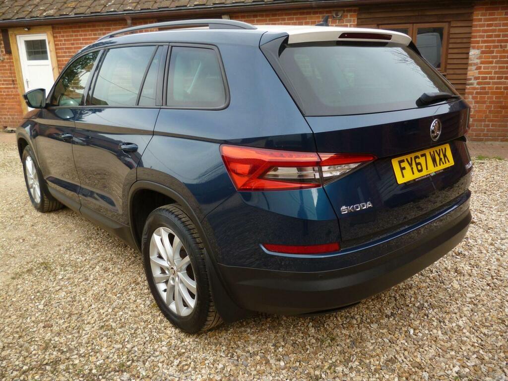 Skoda Kodiaq Suv 2.0 Tdi Se Dsg 4Wd Euro 6 Ss 5 Seat FY67WXK Blue #4