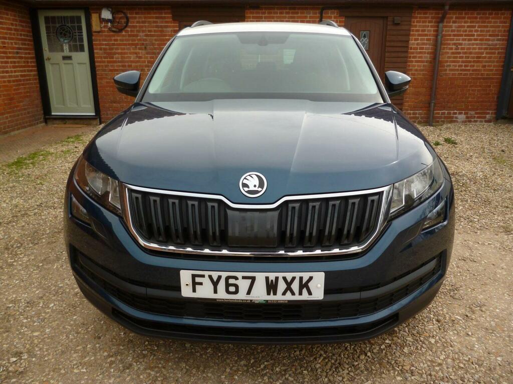Skoda Kodiaq Suv 2.0 Tdi Se Dsg 4Wd Euro 6 Ss 5 Seat FY67WXK Blue #2