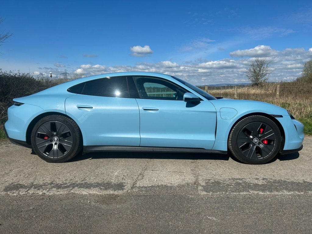 Porsche Taycan Saloon EF72BGE Blue #2