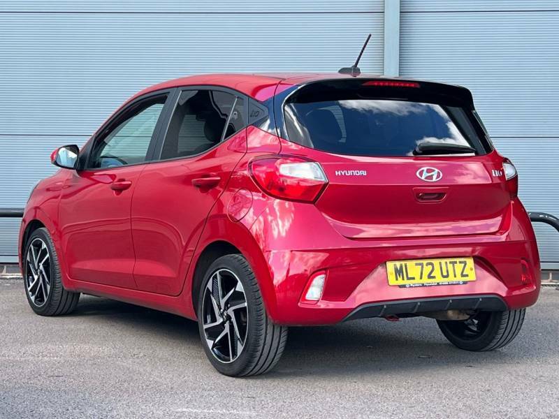Hyundai I10 1.0 Mpi Premium - 2022 72 ML72UTZ Red #4