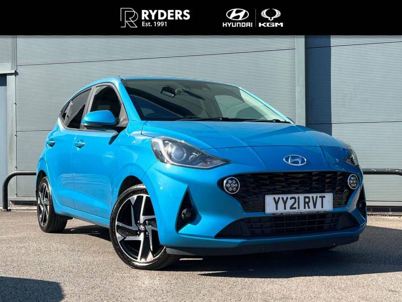 Hyundai I10 1.2 Mpi Premium - 2021 21 YY21RVT Blue #2
