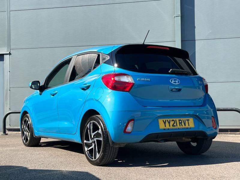 Hyundai I10 1.2 Mpi Premium - 2021 21 YY21RVT Blue #4