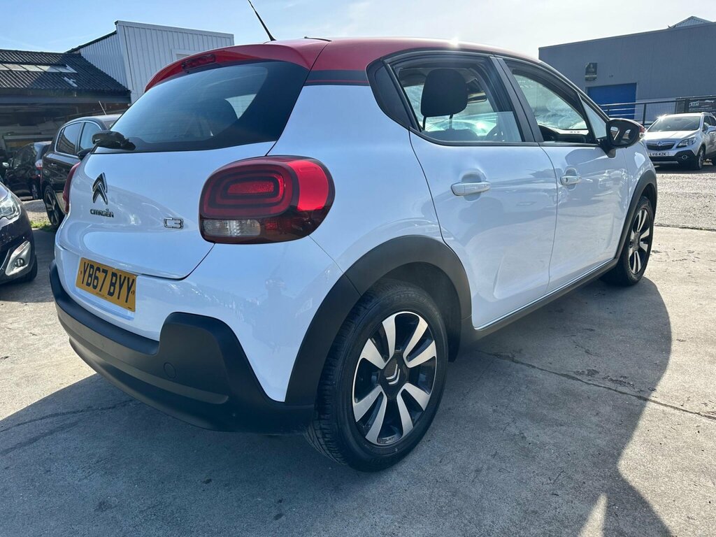 Citroen C3 1.2 Puretech Feel Euro 6 YB67BYY White #5