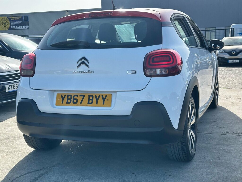 Citroen C3 1.2 Puretech Feel Euro 6 YB67BYY White #3