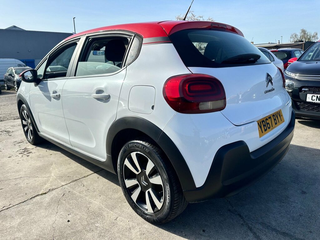 Citroen C3 1.2 Puretech Feel Euro 6 YB67BYY White #6
