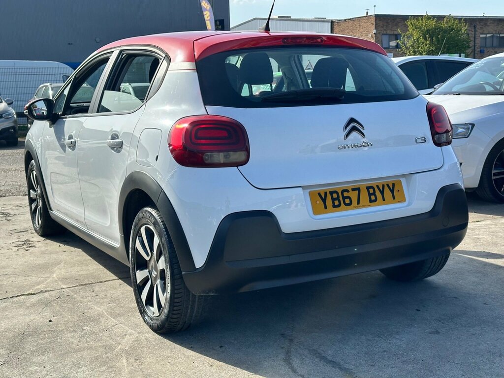 Citroen C3 1.2 Puretech Feel Euro 6 YB67BYY White #4