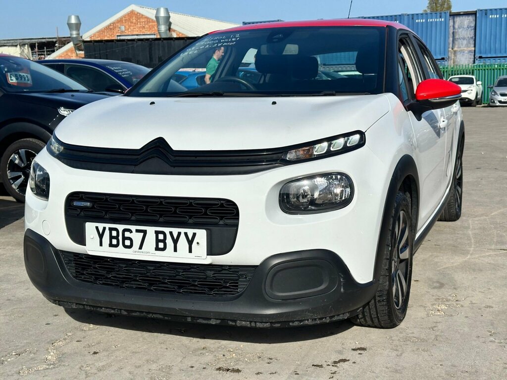 Citroen C3 1.2 Puretech Feel Euro 6 YB67BYY White #2