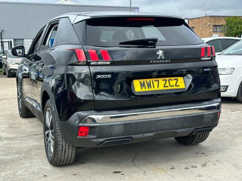 Peugeot 3008 1.2 Puretech Allure Euro 6 Ss MW17ZCZ Black #6