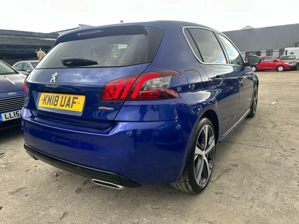 Peugeot 308 1.2 Puretech Gt Line Euro 6 Ss KM18UAF Blue #5