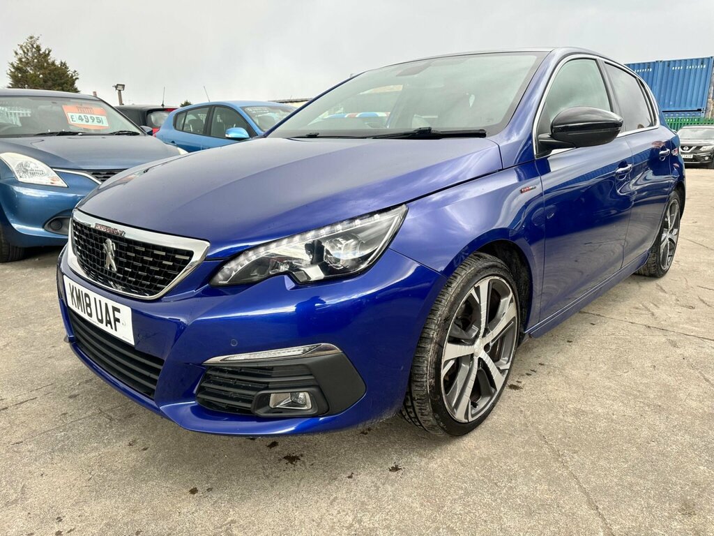 Peugeot 308 1.2 Puretech Gt Line Euro 6 Ss KM18UAF Blue #4