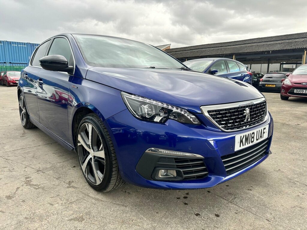 Peugeot 308 1.2 Puretech Gt Line Euro 6 Ss KM18UAF Blue #3