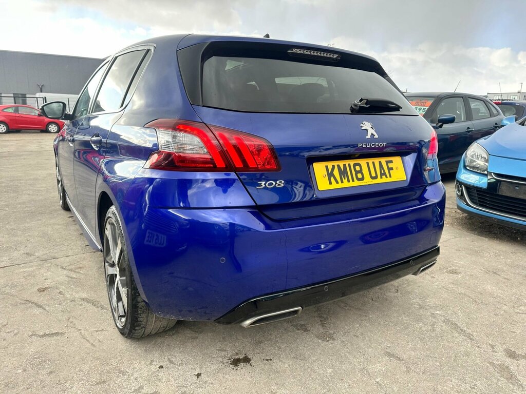 Peugeot 308 1.2 Puretech Gt Line Euro 6 Ss KM18UAF Blue #6