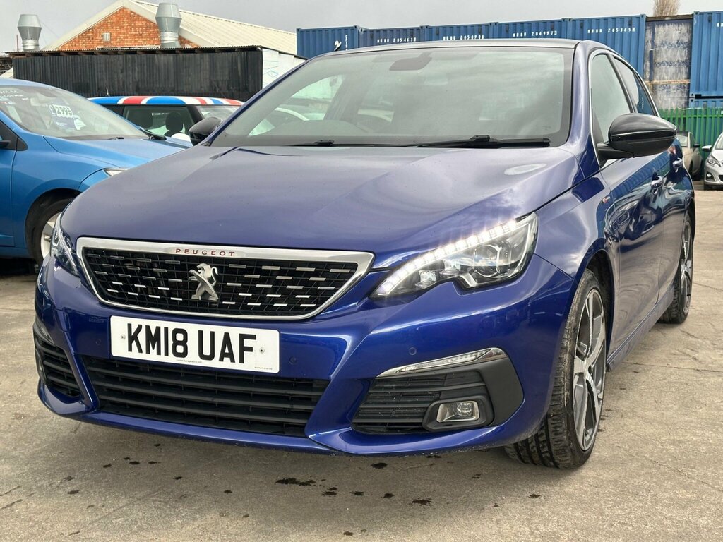 Peugeot 308 1.2 Puretech Gt Line Euro 6 Ss KM18UAF Blue #2