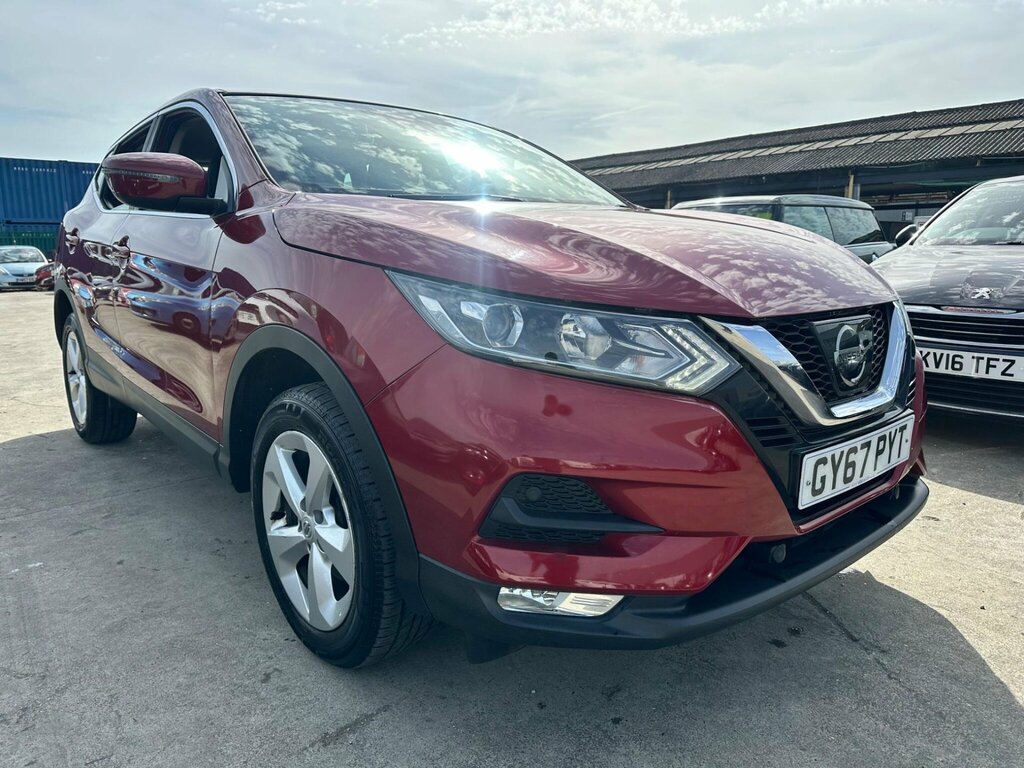Nissan Qashqai 1.2 Dig-t Acenta Euro 6 Ss GY67PYT Red #3