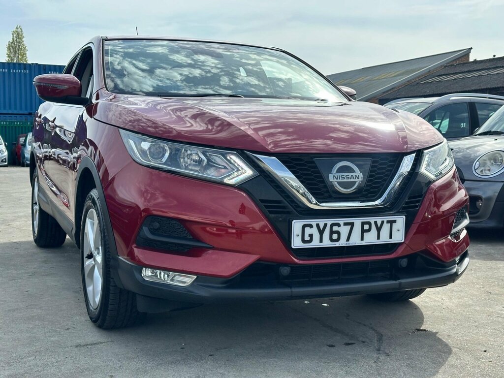 Nissan Qashqai 1.2 Dig-t Acenta Euro 6 Ss GY67PYT Red #2