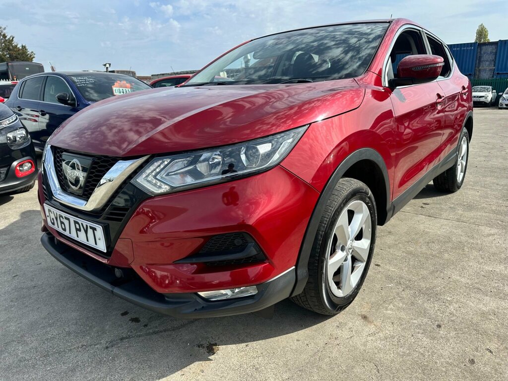 Nissan Qashqai 1.2 Dig-t Acenta Euro 6 Ss GY67PYT Red #4