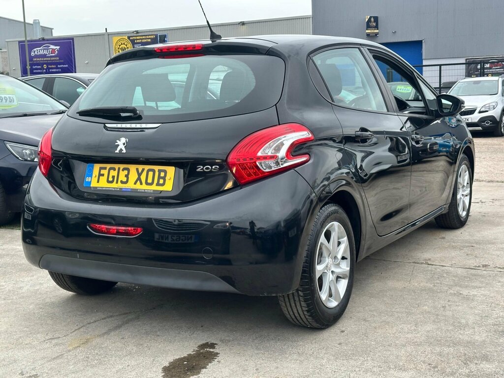 Peugeot 208 1.2 Vti Active Euro 5 FG13XOB Black #5